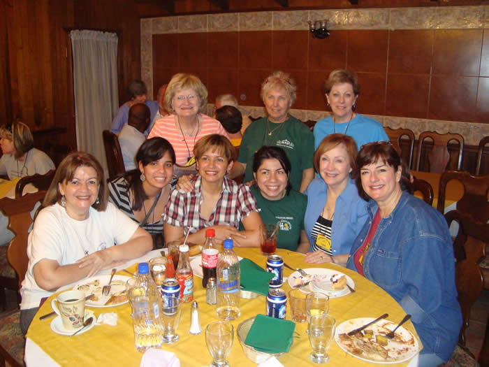 DOK from Province 7, Province 3 and Province 9 (Honduras) enjoy dinner together